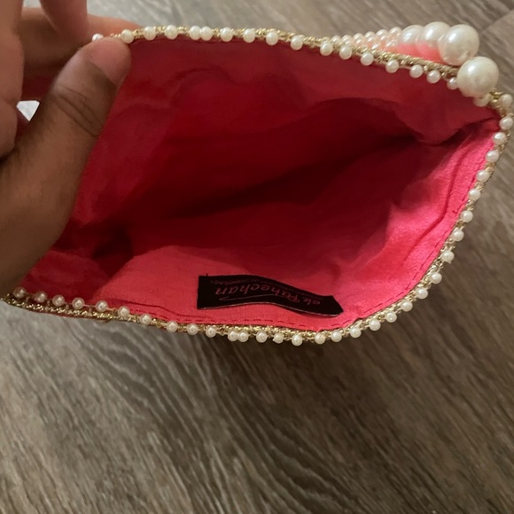 Pink Drawstring Purse - Picture 4 of 5